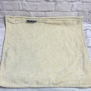 425 Chenille Fabric Cream Soft Throw Pillow Sz Large